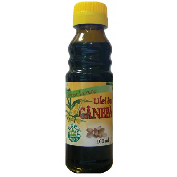 Koudgeperste hennepolie, 100 ml, Herbavit