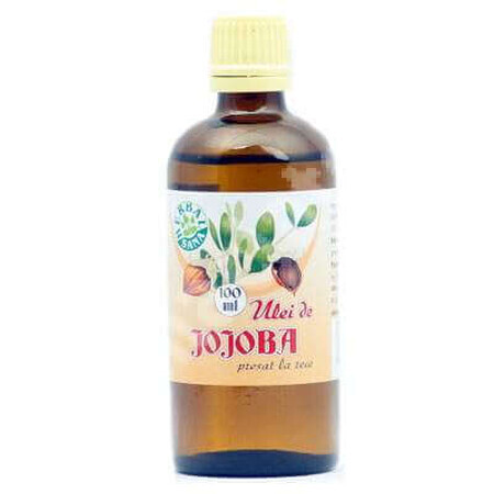 Koudgeperste jojobaolie, 100 ml, Herbavit