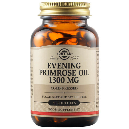 Evening Primrose Oil 1300 mg, 30 capsules, Solgar