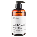 Balinese massage oil 100% natural, 236 ml, Sabio