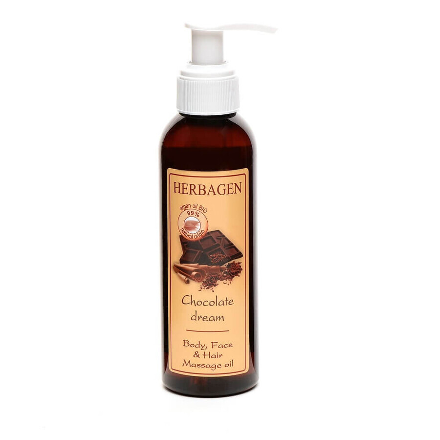 Chocolate Dream massage oil, 150 ml, Herbagen