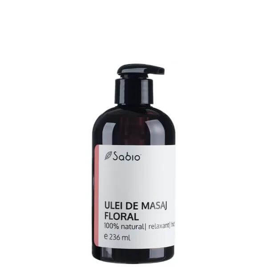 Bloemen massageolie, 236 ml, Sabio