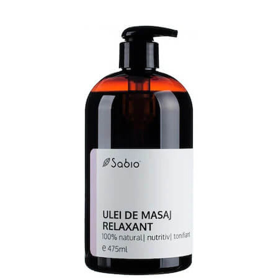 Relaxing massage oil, 475 ml, Sabio