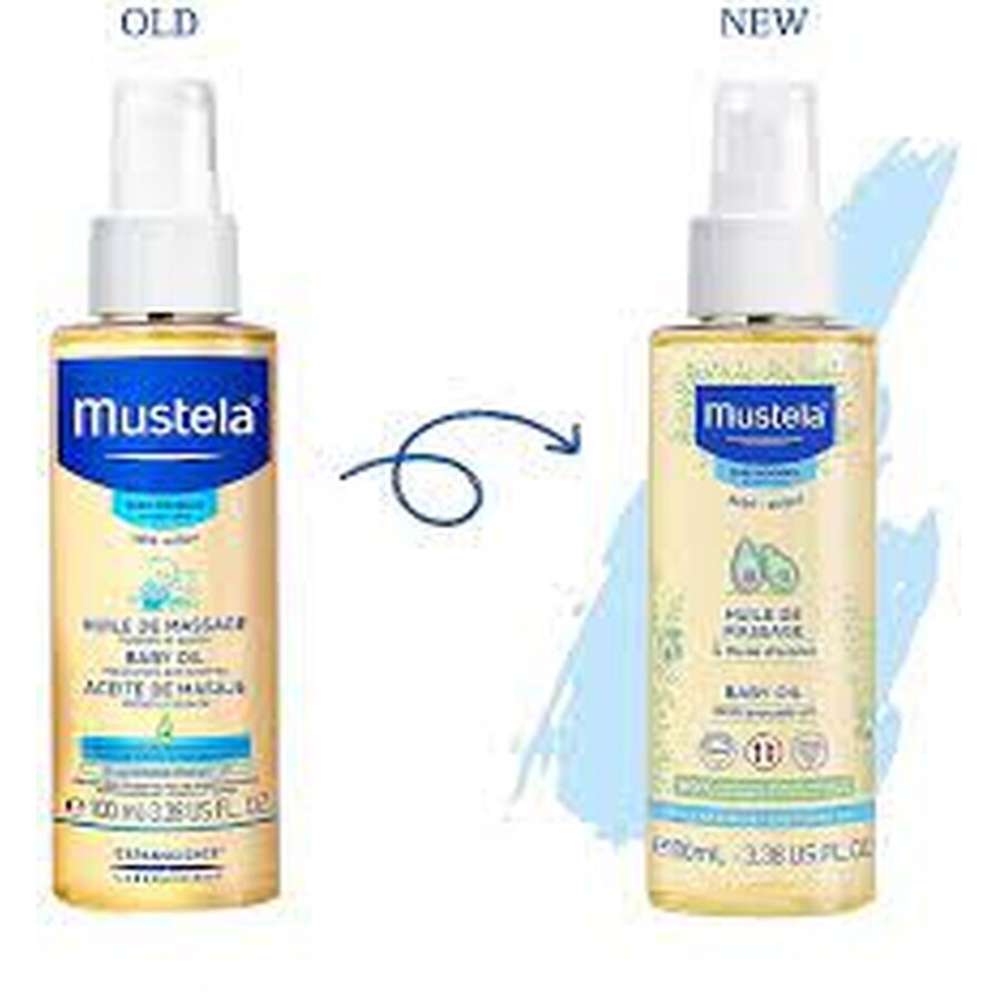 Massageolie, 100 ml, Mustela