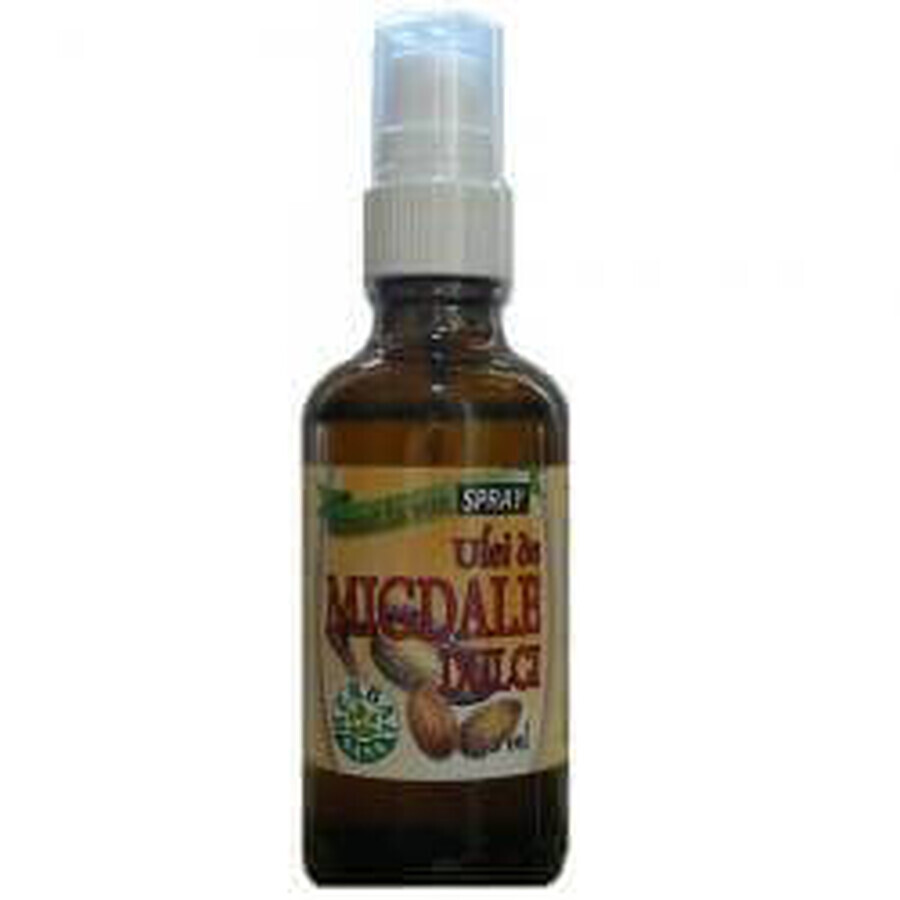 Ulei de Migdale dulci presat la rece spray, 100 ml, Herbavit