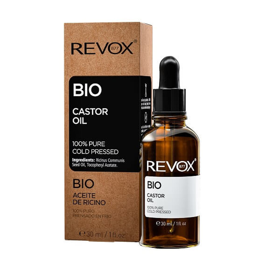 Huile de ricin bio, 30 ml, Revox