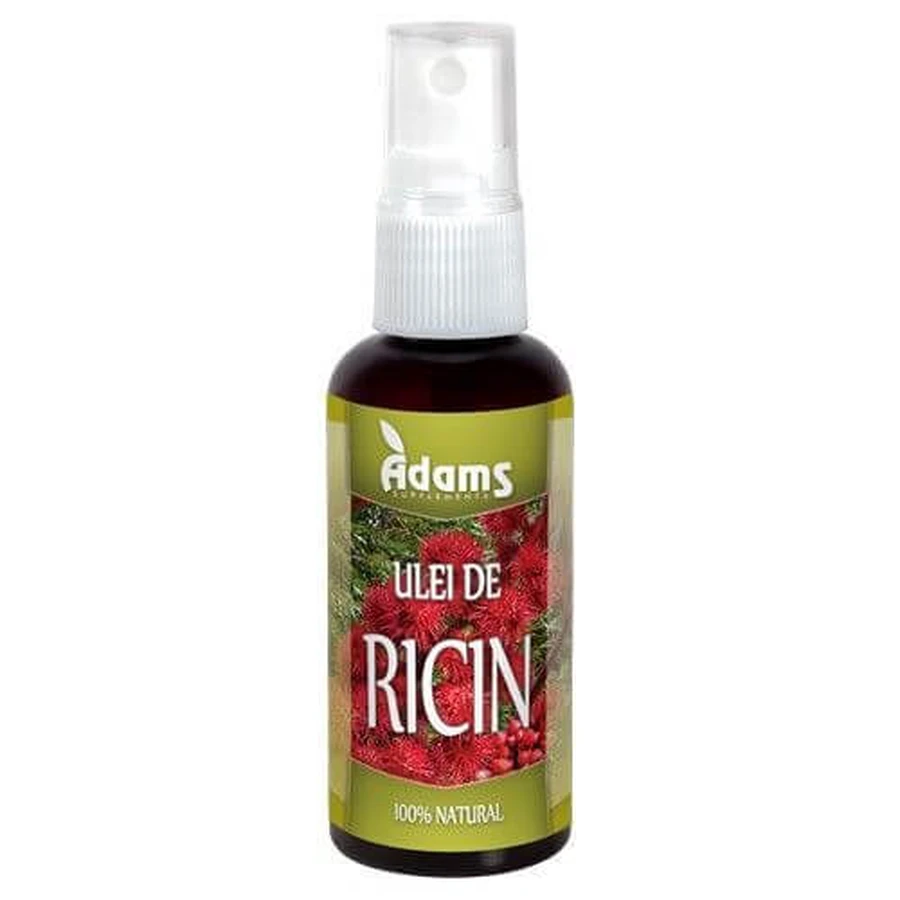 Ricinusolie, 50 ml, Adams Vision