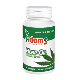Canepa-Samenöl 1000mg, 30 Kapseln, Adams Vision