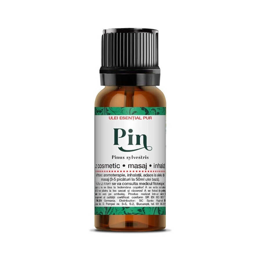 Olio essenziale di pino puro, 10 ml, Divine Star