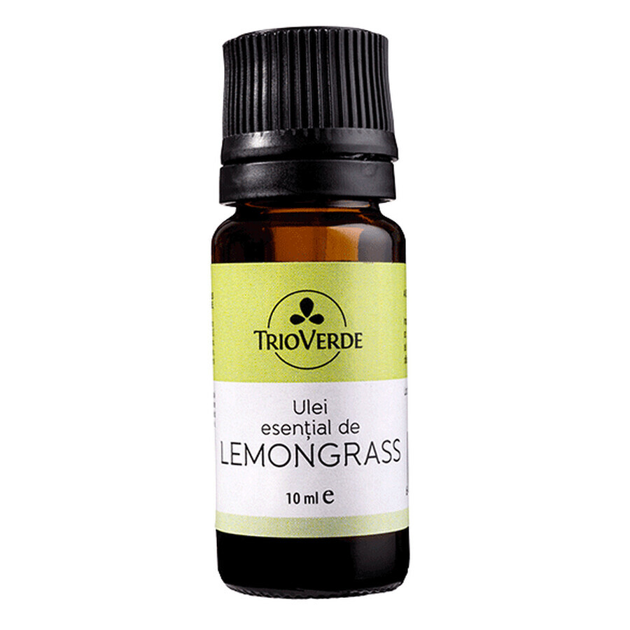 Ulei esential de Lemongrass, 10 ml, Trio Verde