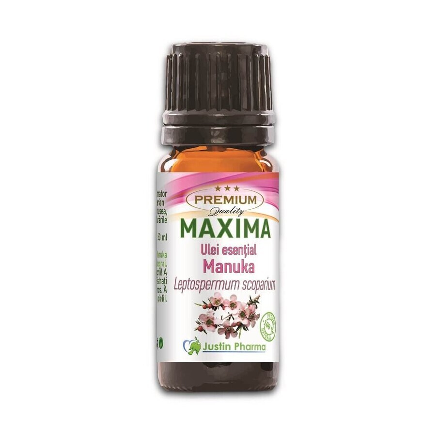 Manuka etherische olie, 10 ml, Justin Pharma