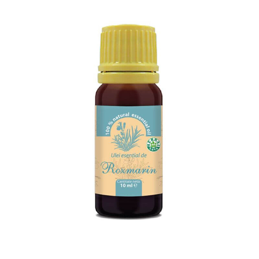 Rozemarijn etherische olie 100% puur, 10 ml, Herbavit