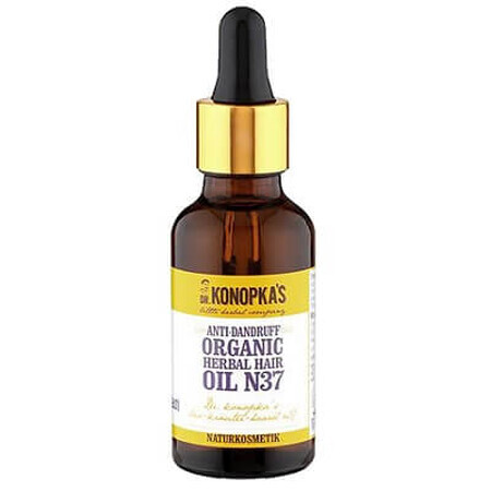 Organic anti-dandruff hair oil no. 37, 30 ml, Dr. Konopkas