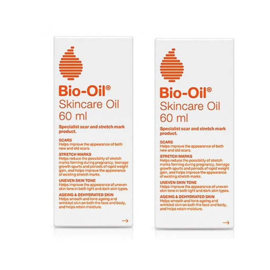 Huidverzorgingsolie, 60 ml + 60 ml, Bio Oil