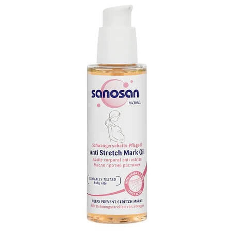 Stretch mark prevention oil, 100ml, Sanosan