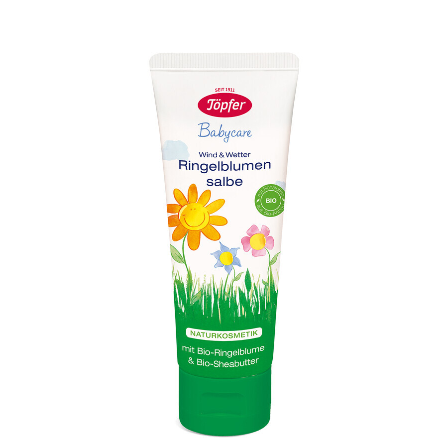 Bio-Balsam für Kinder trockene Haut Wind- und Wetterschutz, 75 ml, Topfer