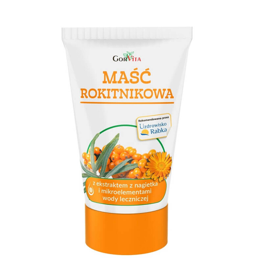 Unguento con olio di olivello spinoso ed estratto di calendula, 135 ml, GorVita