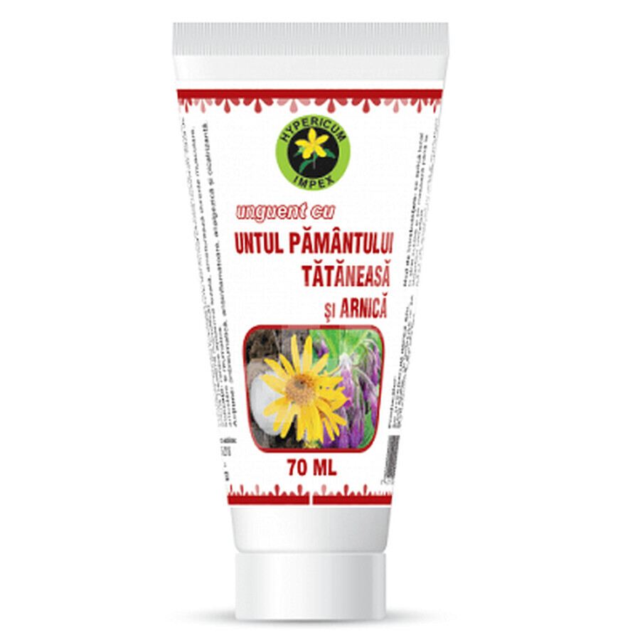 Unguento al burro della terra, parotite e arnica, 70 ml, Hypericum