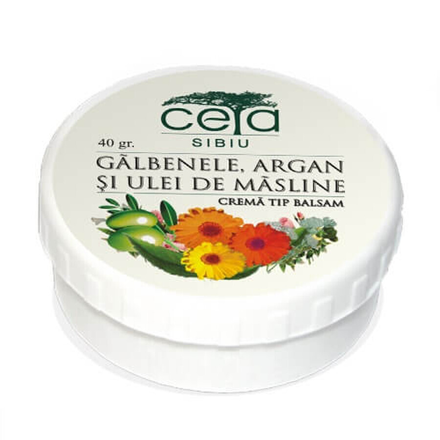 Zalf van goudsbloem, argan- en olijfolie, 20 g, Ceta Sibiu