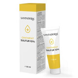 Unguent emolient cu Sulf 10% Santaderm, 30 ml, Vitalia