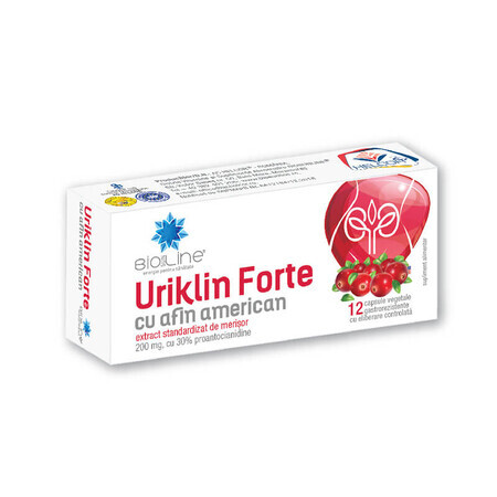 Uriklin Forte, 12 capsule, Helcor