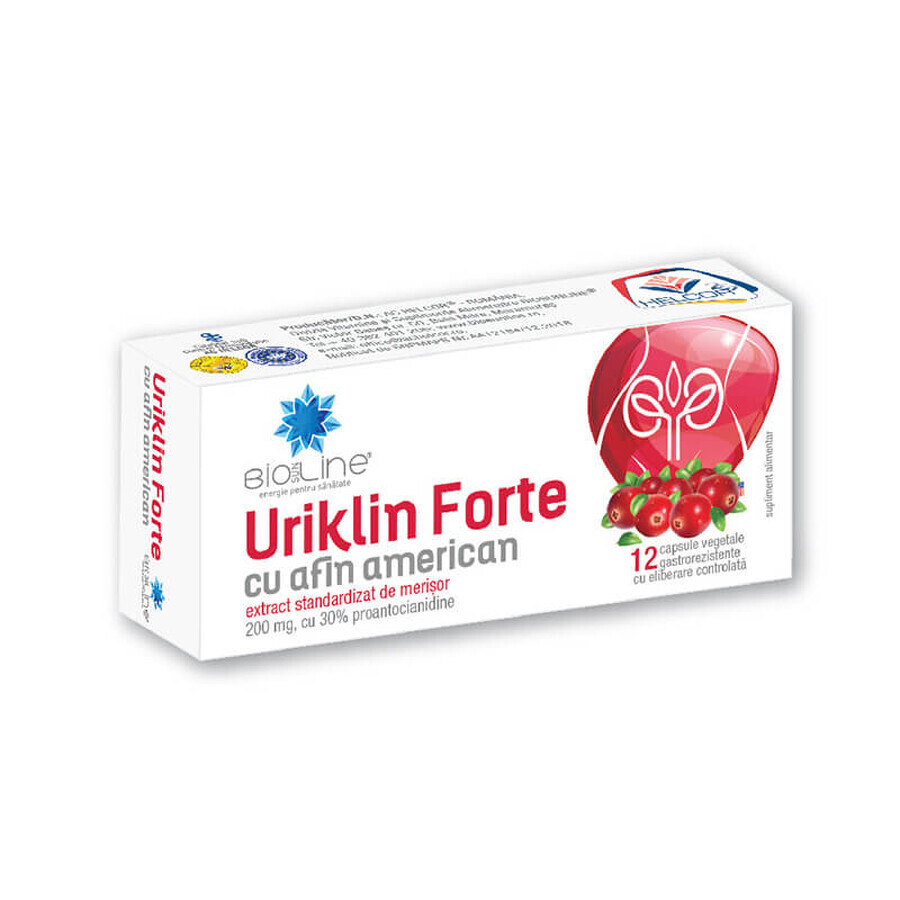 Uriklin Forte, 12 gélules, Helcor