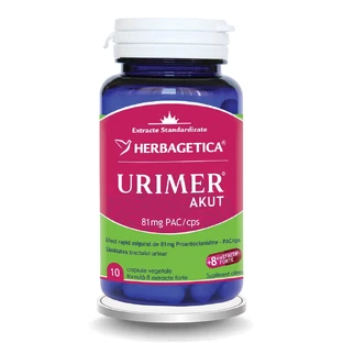 Urimer Akut, 10 capsules, Herbagetica