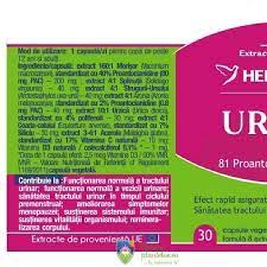 Urimer Akut, 30 capsules, Herbagetica