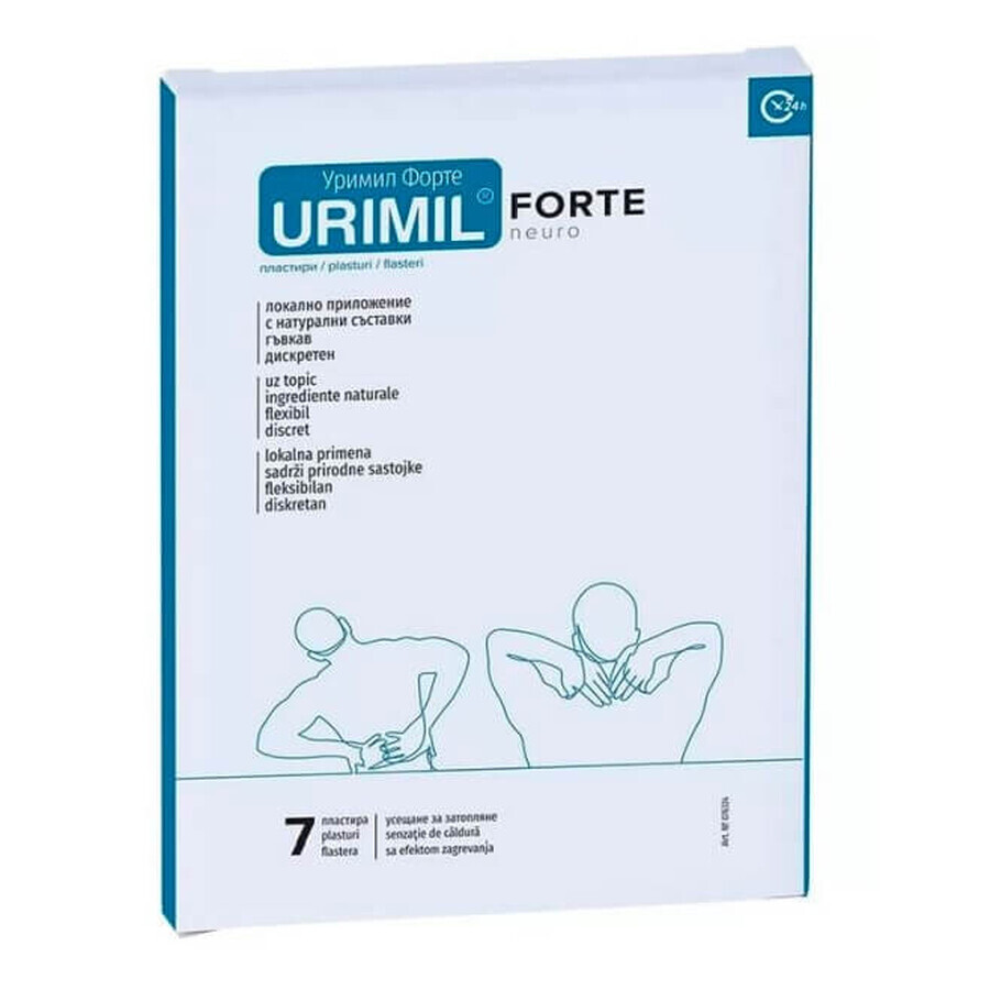 Urimil Forte Neuro pleisters, 7 stuks, Naturapharma