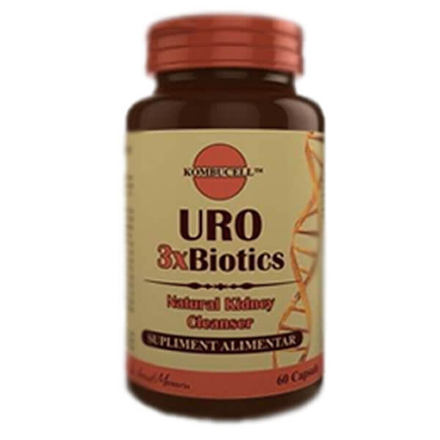 URO 3xBiotics, 60 capsules, Pro Natura