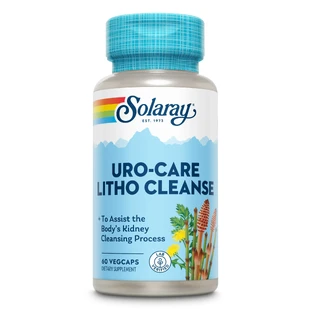 Uro-Care Litho Cleanse Solaray, 60 cápsulas, Secom