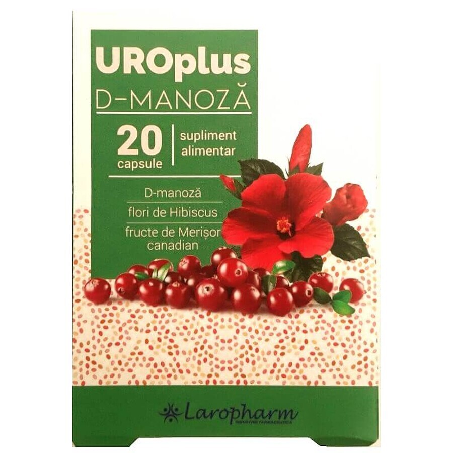 Uroplus D-Manoza, 20 capsule, Laropharm