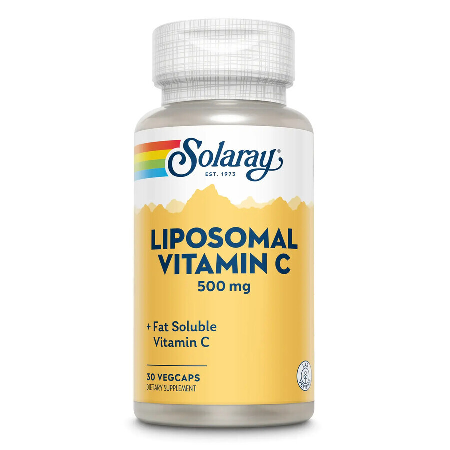 Vitamin C Liposomal 500 mg Solaray, 30 Kapseln, Secom