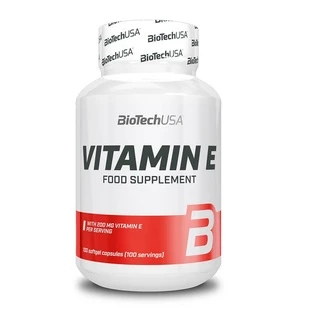 Vitamin E, 100 Weichkapseln, BioTech USA