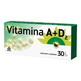 Vitamin A+D2, 30 capsules, Biofarm