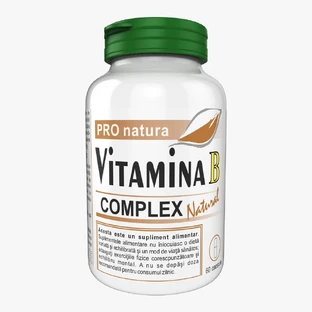 Vitamin B Complex Natural, 60 capsules, Pro Natura