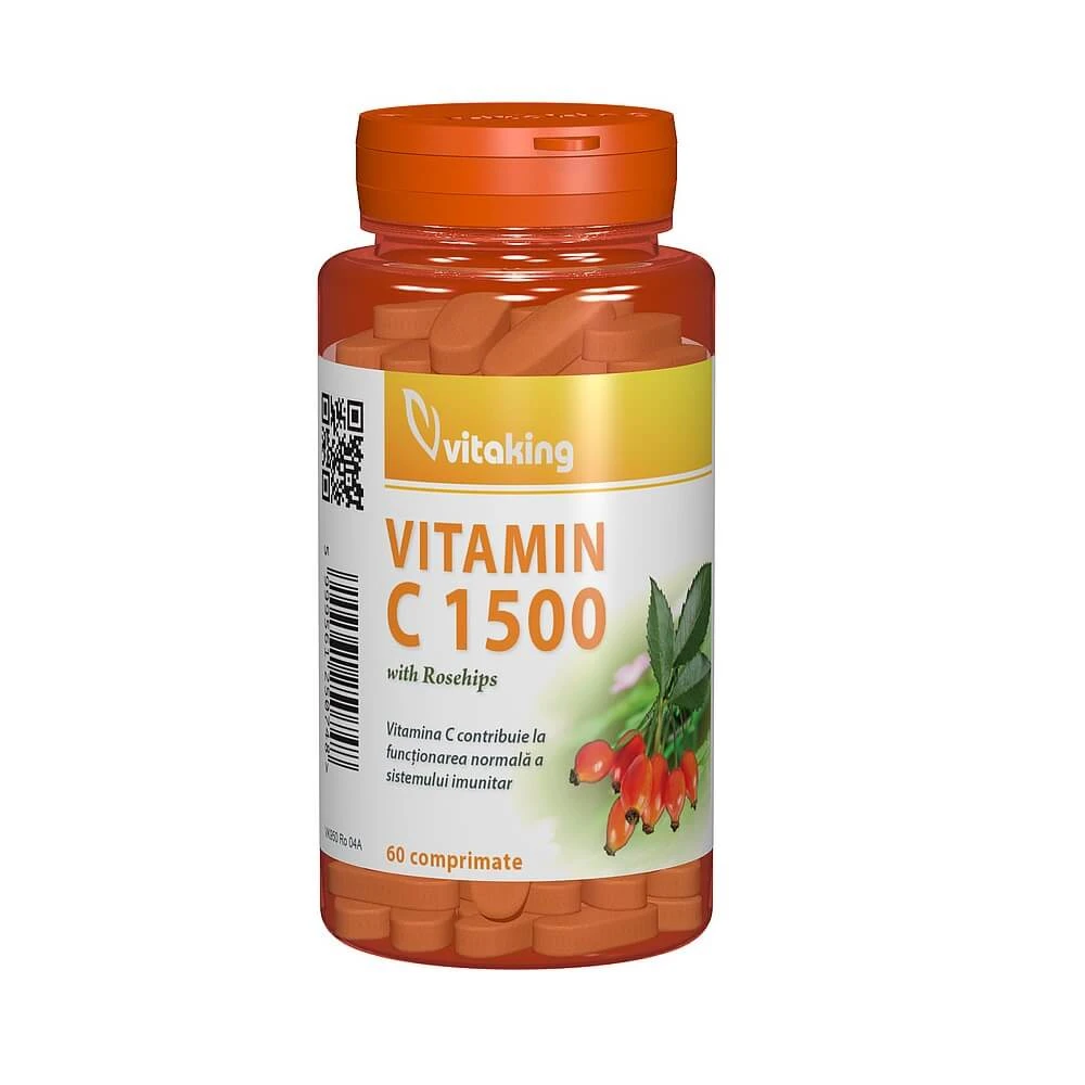 Vitamine C 1500 mg, 60 tabletten, Vitaking