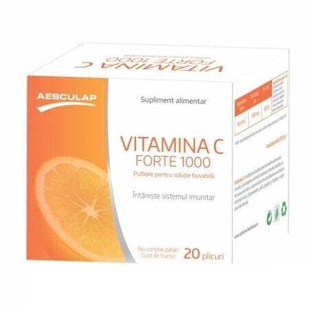 Sterke Vitamine C 1000mg, 20 zakjes, Aesculap