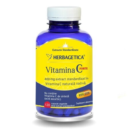 Vitamine C Forte 400 mg, 120 capsules, Herbagetica