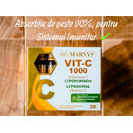 Vitamine C liposomale 1000 mg, 20 flacons, Marnys