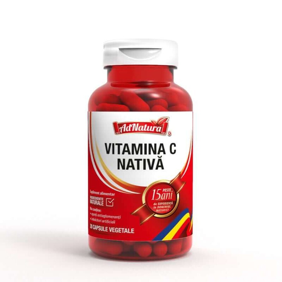 Vitamine C, 30 capsules, AdNatura