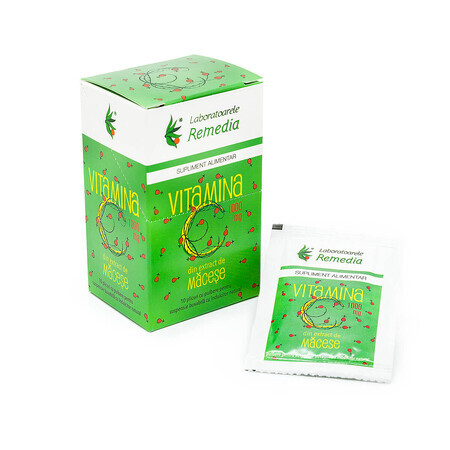 Natuurlijk vitamine C-extract van foelie 1000mg, 10 sachets, Remedia