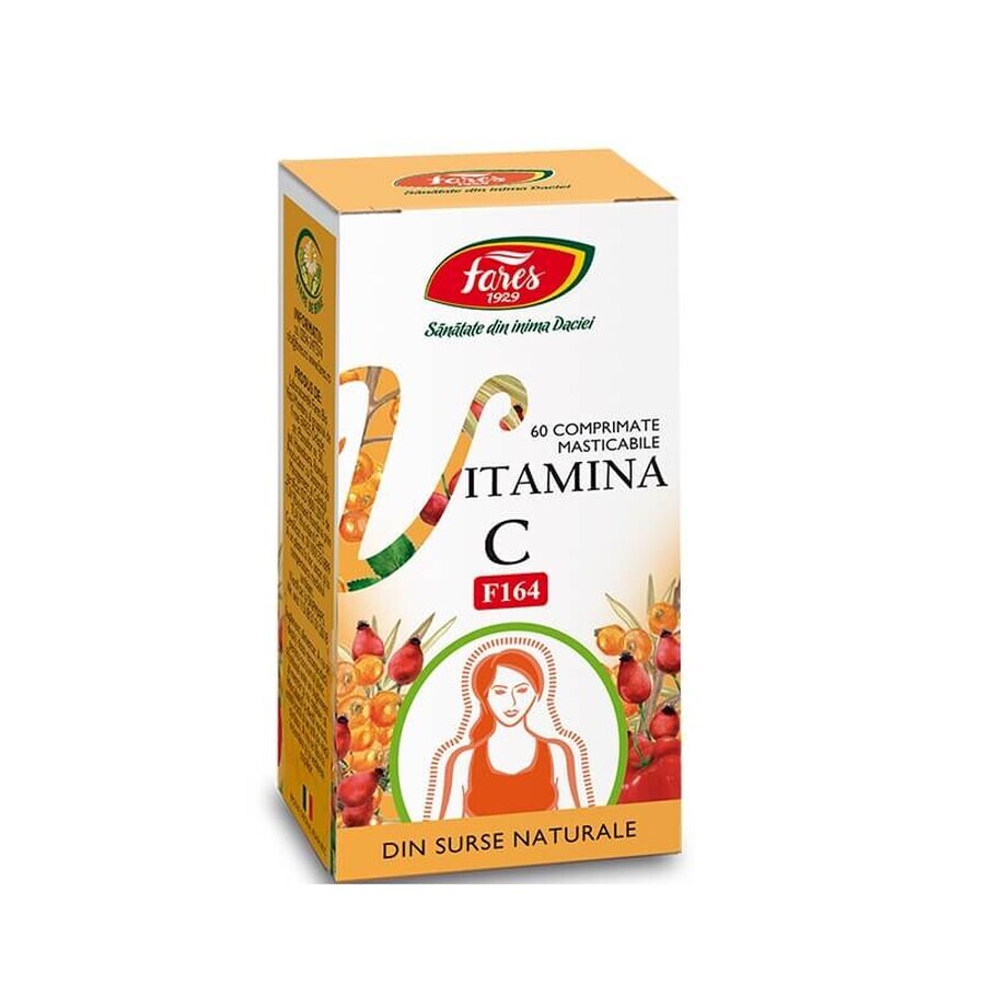 Vitamine C naturelle F164, 60 gélules, Fares