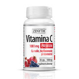 Premium Vitamin C with pomegranate, bioflavonoids and resveratrol 1000 mg, 30 capsules, Zenyth