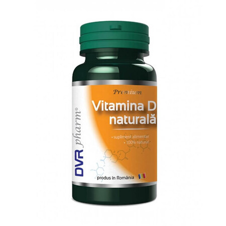 Vitamine D Naturala Premium, 60 capsules, DVR Pharm