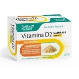 Natural Vitamin D2 1000 IU, 30 capsules, Rotta Natura