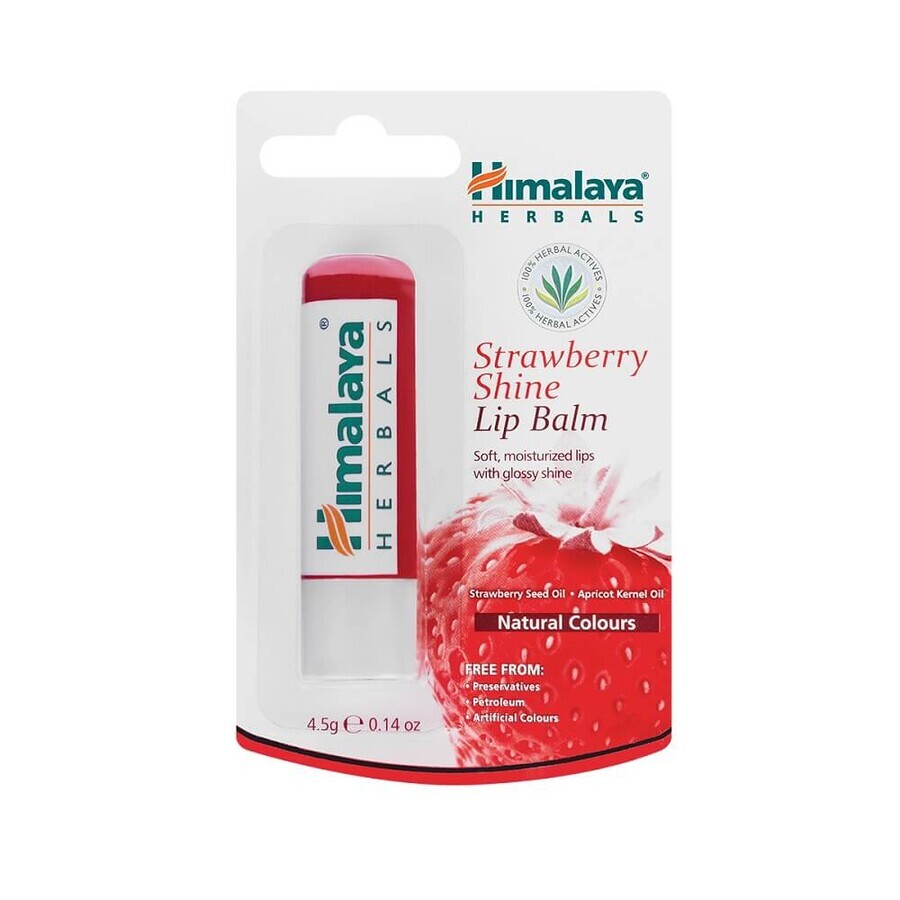 Balsamo labbra alla fragola, 4,5 g, Himalaya