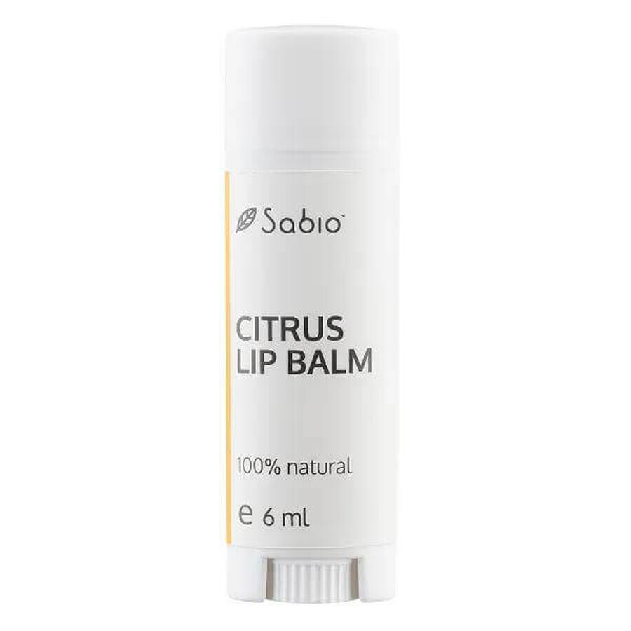 Balsamo labbra agli agrumi, 6 ml, Sabio