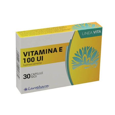 Vitamine E 100IU Life Line, 30 capsules, Laropharm