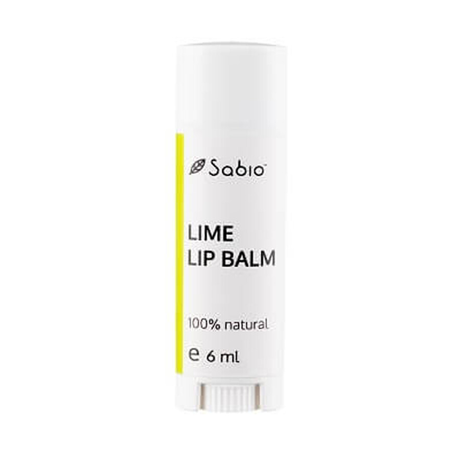 Lip balm with lime, 6 ml, Sabio